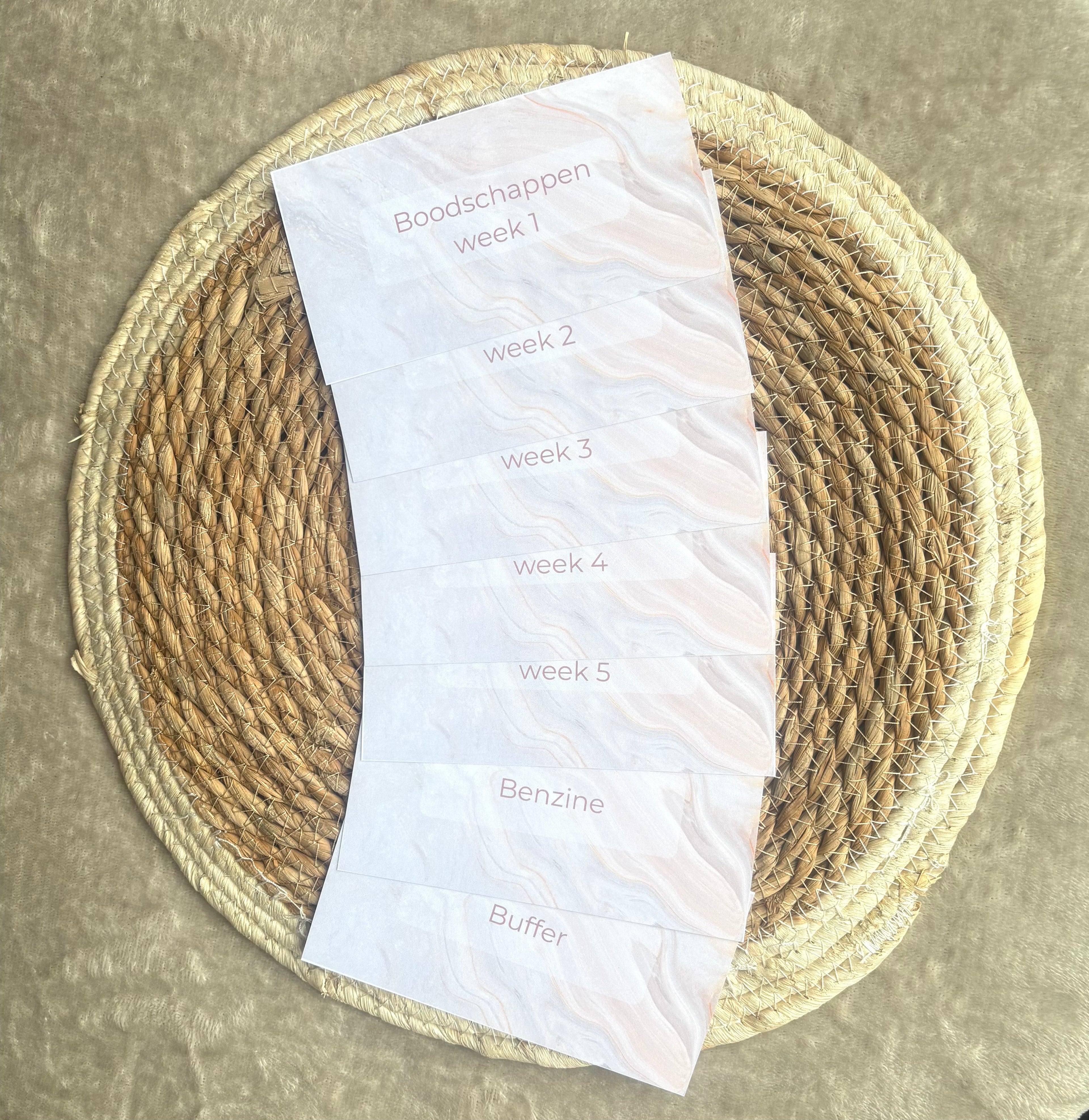 Plan je Poen® - Dashboard Marble Rose