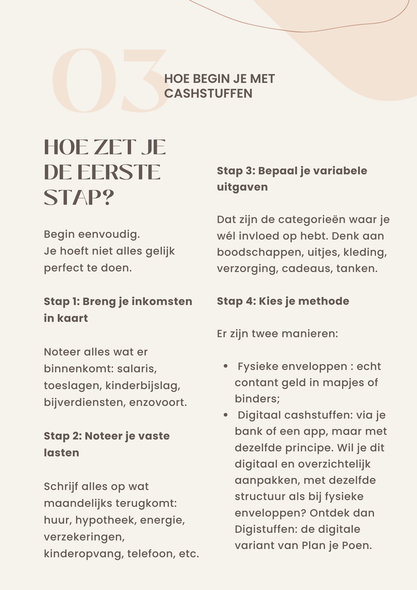 Plan je Poen® - E-book - Jouw gids naar rust in geldzaken