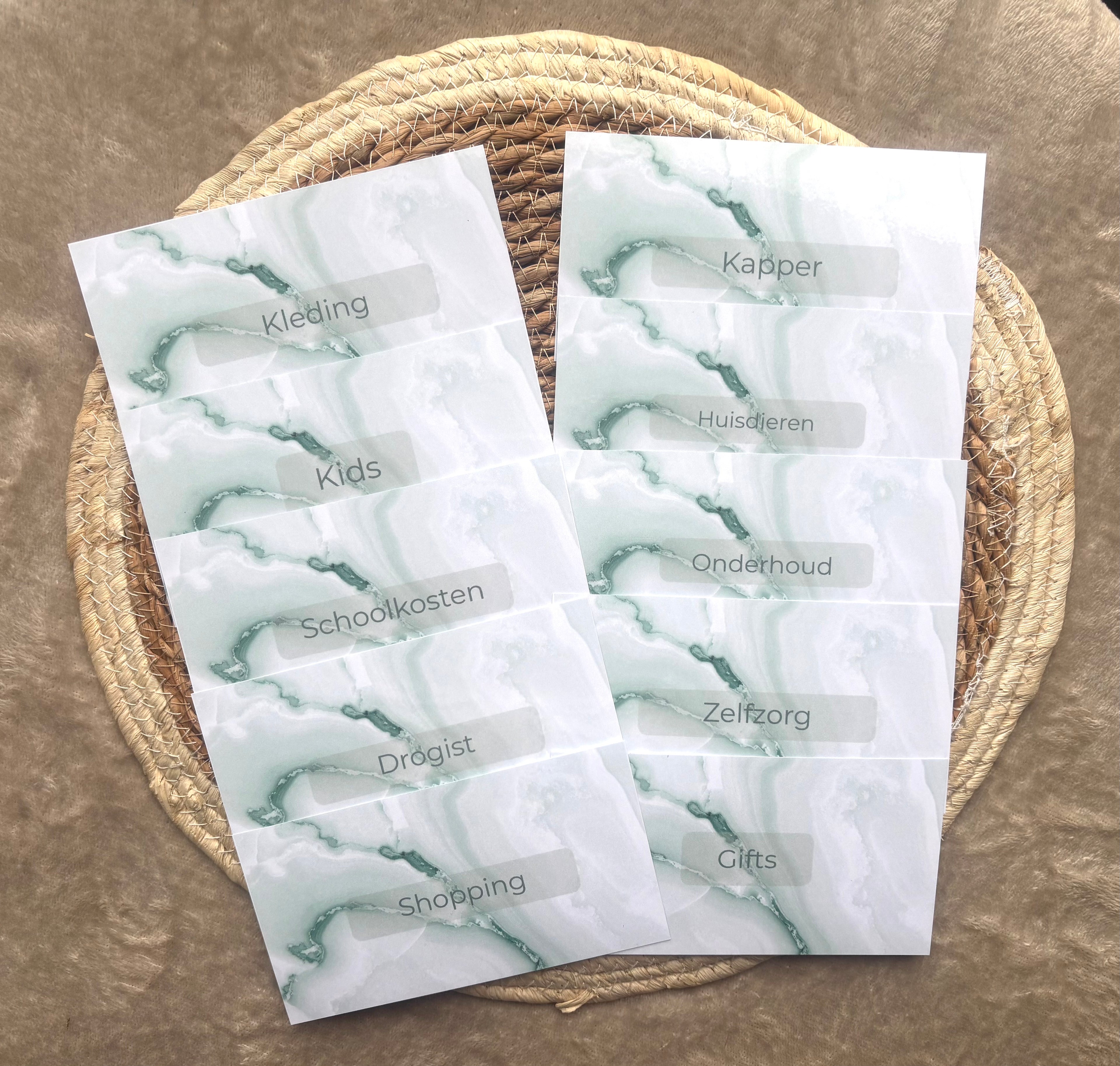 Plan je Poen® - Dashboard Variabel (Marble Sage)